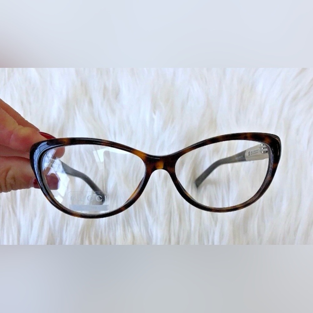 Gucci Women's Brown Cat-Eye Glasses